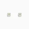 Earrings|Effy Jewelry 14 Karat White Gold Diamond Stud Earrings with 1.50TCW Round Diamonds