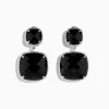 Earrings|Effy Jewelry 925 S. Silver Cushion Onyx Earrings, 17.40 TCW