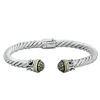 Bracelets|Effy Jewelry 925 Silver u0026 Gold Espresso Diamond Bangle, .27 TCW