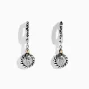 Earrings|Effy Jewelry 925 Sterling Silver and 18K Yellow Gold Diamond Drop Earrings
