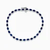 Bracelets|BH Multi 925 Sterling Silver Blue Sapphire Tennis Bracelet