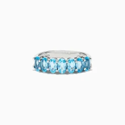 Rings|BH Multi 925 Sterling Silver Blue Topaz Ring, 1.95 TCW