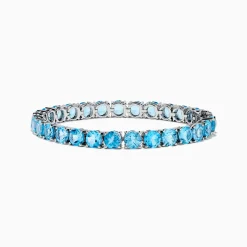 Bracelets|Effy Jewelry 925 Sterling Silver Blue Topaz Bracelet