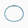 Bracelets|BH MULTI 925 Sterling Silver Blue Topaz Tennis Bracelet, 9.55 TCW