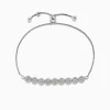 Bracelets|BH Multi 925 Sterling Silver Diamond Bolo Bracelet, 0.22 TCW