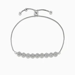 Bracelets|BH Multi 925 Sterling Silver Diamond Bolo Bracelet, 0.22 TCW