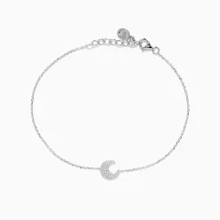 Bracelets|BH Multi 925 Sterling Silver Diamond Moon Bracelet