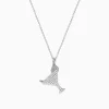 Necklaces & Pendants|Effy Jewelry 925 Sterling Silver Diamond Martini Glass Pendant