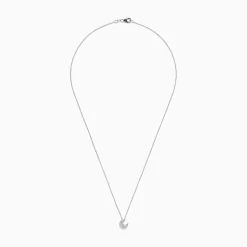Necklaces & Pendants|BH Multi 925 Sterling Silver Diamond Moon Necklace