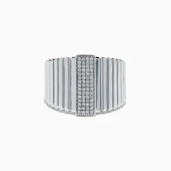 Rings|Effy Jewelry 925 Sterling Silver Diamond Band Ring