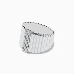 Rings|Effy Jewelry 925 Sterling Silver Diamond Band Ring