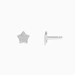 Earrings|BH Multi 925 Sterling Silver Diamond Star Stud Earrings