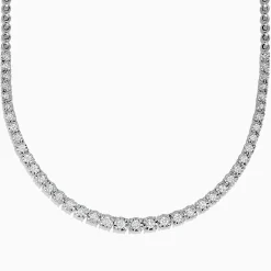 Necklaces & Pendants|Effy Jewelry 925 Sterling Silver Diamond Necklace, 0.31 TCW