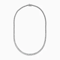 Necklaces & Pendants|Effy Jewelry 925 Sterling Silver Diamond Necklace, 0.31 TCW