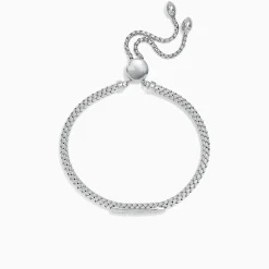 Bracelets|Effy Jewelry 925 Sterling Silver Diamond Accented Bracelet, 0.17 TCW