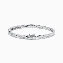 Bracelets|Effy Jewelry 925 Sterling Silver Diamond Bangle