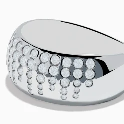 Rings|Effy Jewelry 925 Sterling Silver Diamond Scattered Ring