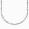Necklaces & Pendants|BH Multi 925 Sterling Silver Diamond Tennis Necklace