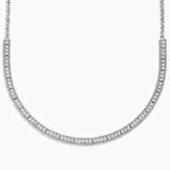 Necklaces & Pendants|Effy Jewelry 925 Sterling Silver Diamond Necklace