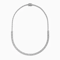 Necklaces & Pendants|Effy Jewelry 925 Sterling Silver Diamond Necklace