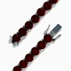 Bracelets|Effy Jewelry 925 Sterling Silver Garnet Bracelet