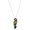 Necklaces & Pendants|Effy Jewelry 925 Sterling Silver Multi Sapphire Parrot Pendant, 1.90 TCW