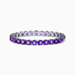 Bracelets|Effy Jewelry 925 Sterling Silver Purple Amethyst Bracelet
