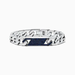 Mens|Effy Jewelry 925 Sterling Silver Sapphire Bracelet