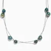 Necklaces & Pendants|Effy Jewelry 925 Sterling Silver Tahitian Pearl Station Necklace