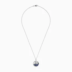 Necklaces & Pendants|Effy Jewelry 925 Sterling Silver Tanzanite and Diamond Sailboat Pendant