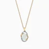 Necklaces & Pendants|Effy Jewelry Aurora 14K Two Tone Gold Opal and Diamond Pendant, 1.49 TCW