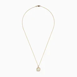 Necklaces & Pendants|BH Multi Aurora 14K Yellow Gold Opal and Diamond Pendant, 1.41 TCW