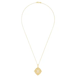 Necklaces & Pendants|Effy Jewelry Aurora 14K Yellow Gold Opal and Diamond Pendant, 1.24 TCW