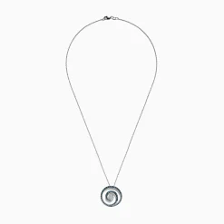 Necklaces & Pendants|Effy Jewelry Bella Bleu 14K White Gold Blue and White Diamond Pendant, 1.18 TCW
