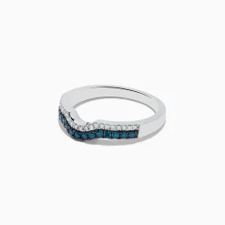 Rings|Effy Jewelry Bella Bleu 14K White Gold Blue and White Diamond Ring