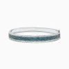 Bracelets|Effy Jewelry Bella Bleu 14K White Gold Blue and White Diamond Bangle, 4.47 TCW