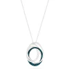 Necklaces & Pendants|Effy Jewelry Bella Bleu 14K White Gold Blue and White Diamond Pendant, 0.45 TCW