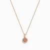 Necklaces & Pendants|Effy Jewelry Blush 14K Rose Gold Diamond and Morganite Pendant
