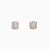 Earrings|effyjewelry.com Bouquet 14K Rose Gold Diamond Cluster Stud Earrings, 0.50 TCW