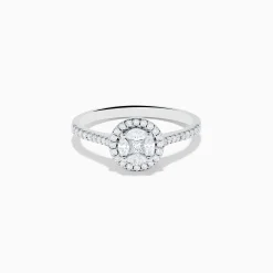 Rings|Effy Jewelry Bouquet 14K White Gold Diamond Cluster Ring