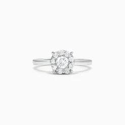 Rings|Effy Jewelry Bouquet 14K White Gold Diamond Cluster Ring, 0.51 TCW