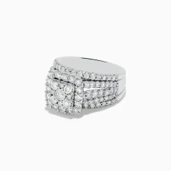 Rings|BH Multi Bouquet 14K White Gold Diamond Ring Set