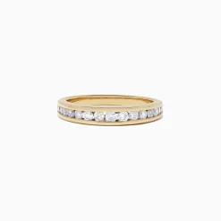 Rings|Effy Jewelry Bouquet 14K Yellow Gold Channel Set Diamond Engagement u0026 Wedding Ring Set, 1.48 TCW