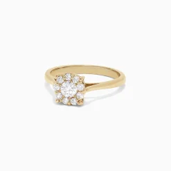 Rings|Effy Jewelry Bouquet 14K Yellow Gold Diamond Cluster Ring, 0.51 TCW