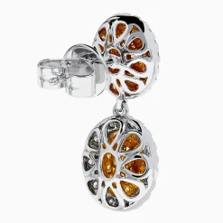 Earrings|Effy Jewelry Canare 18K Two Tone Gold White u0026 Yellow Gold Earrings