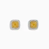 Earrings|Effy Jewelry Canare 18K Two Tone Gold White and Yellow Diamond Earrings