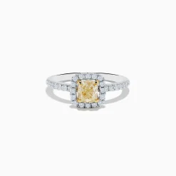 Rings|Effy Jewelry Canare 18K Two Tone Gold White and Yellow Diamond Ring