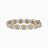 Bracelets|Effy Jewelry Canare 18K Two Tone Gold White u0026 Yellow Diamond Gold Bracelet