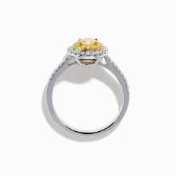 Rings|Effy Jewelry Canare 18K Two Tone Gold White u0026 Yellow Diamond Ring