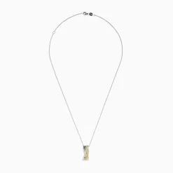 Necklaces & Pendants|Effy Jewelry Canare 14K Two-Tone Gold Yellow and White Diamond Pendant